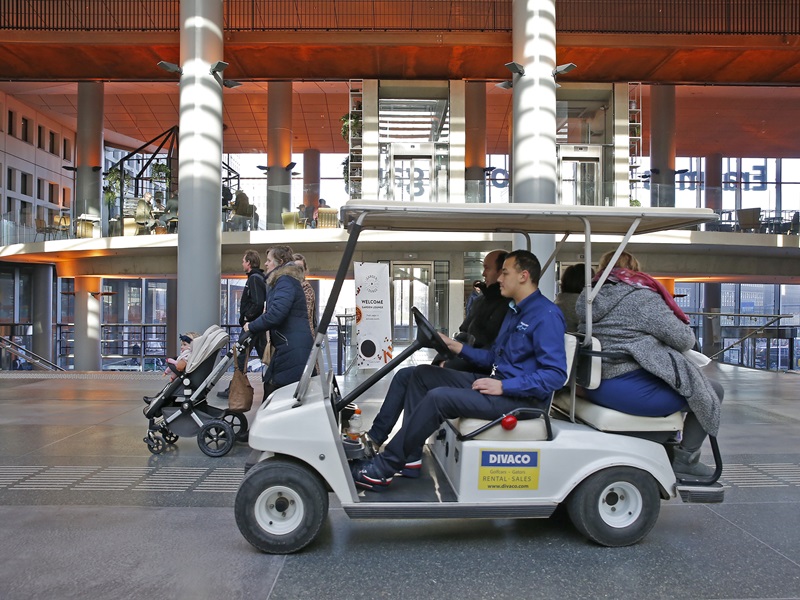 Golfkar in het Erasmus MC