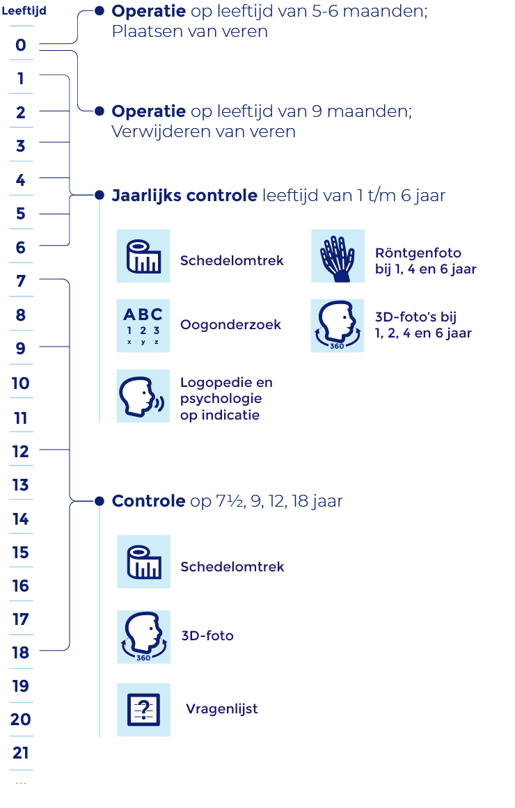 Bootschedel tijdlijn